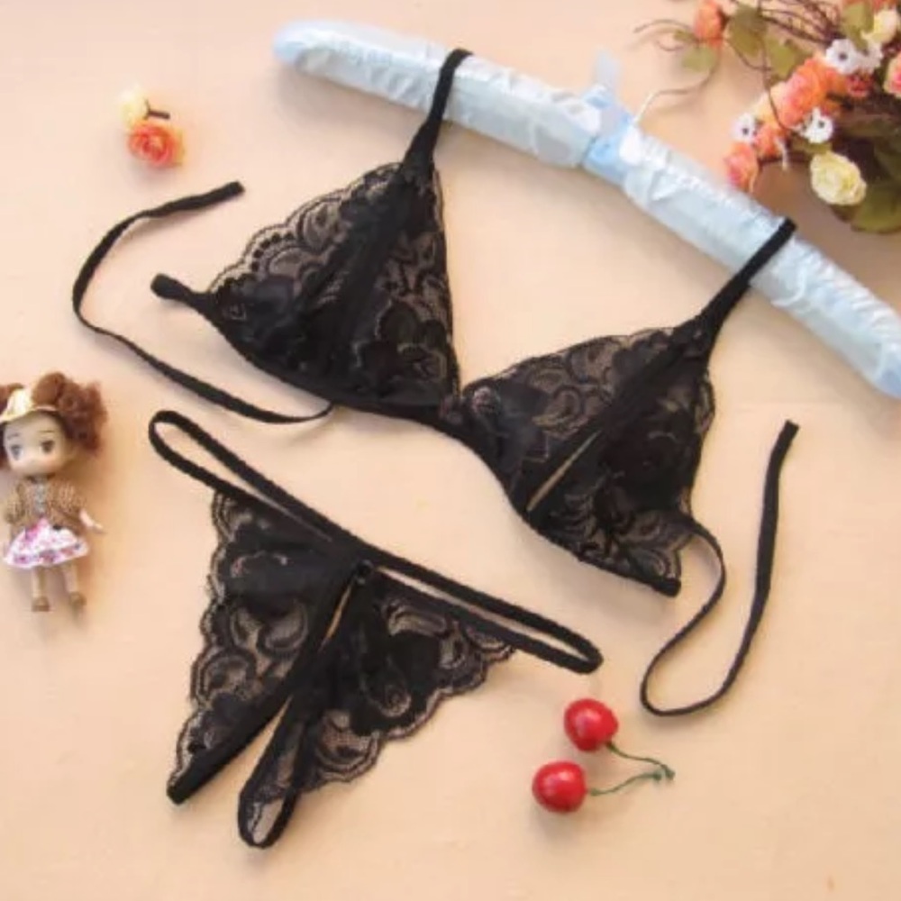 Black lingerie